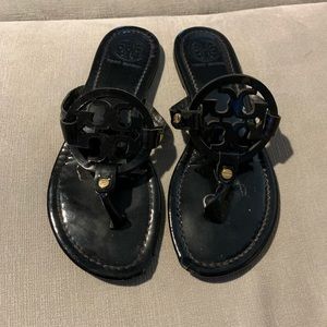Black Tory Burch Miller sandals